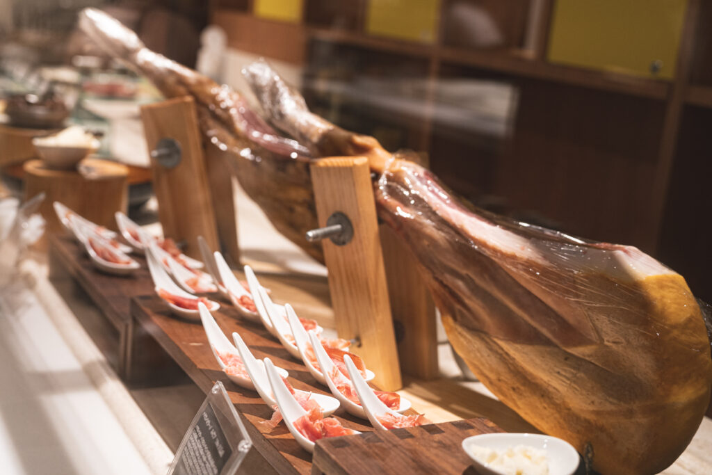 飛鳥Ⅱの朝食ビュッフェ