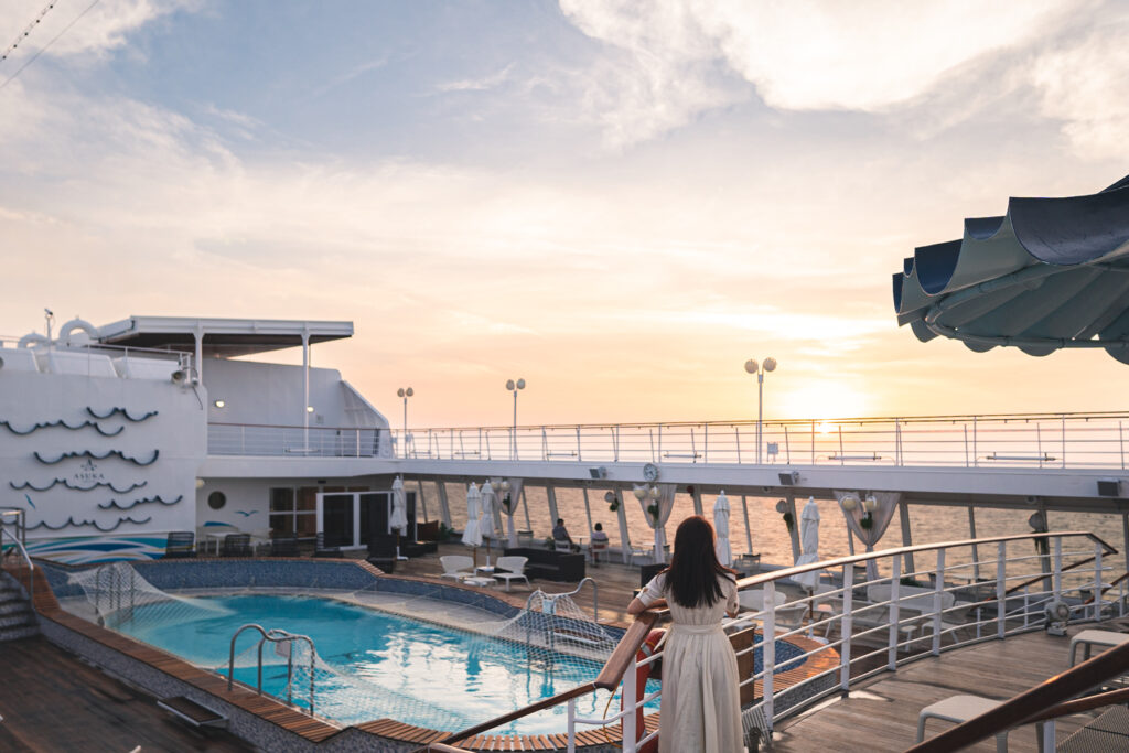 飛鳥Ⅱの日の出