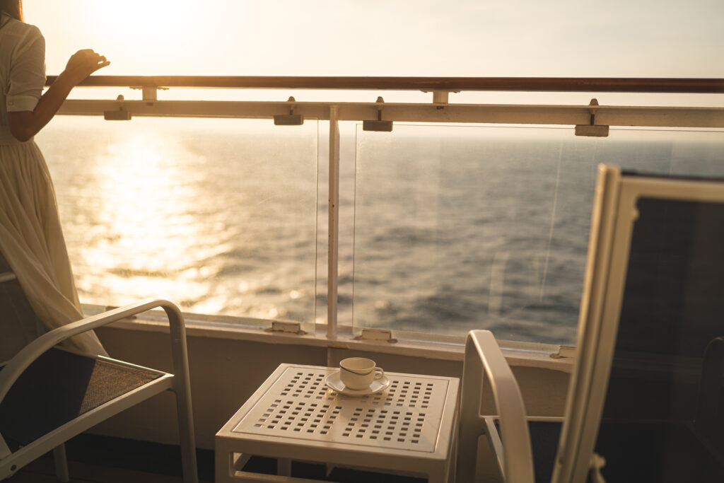 飛鳥Ⅱのバルコニー付き客室