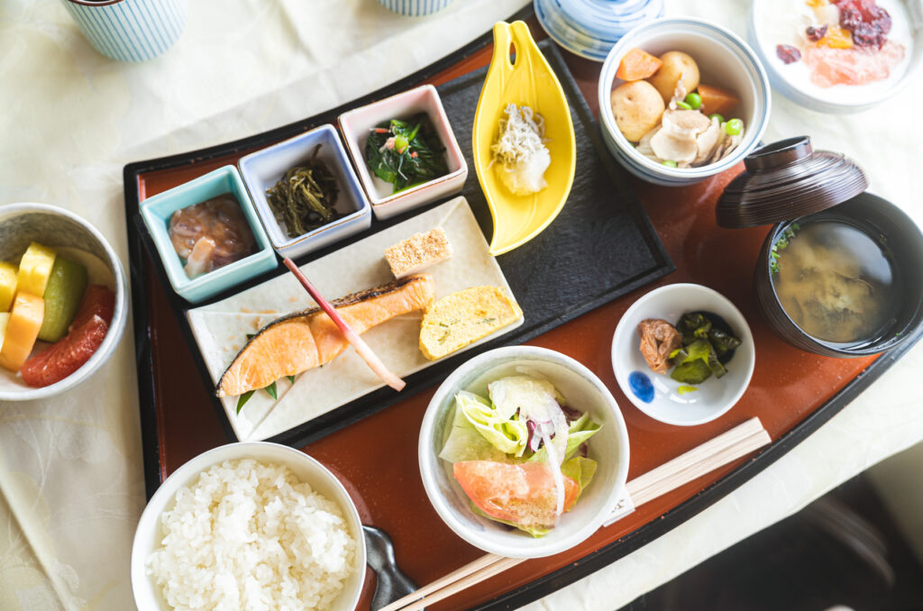 飛鳥Ⅱの和食朝食