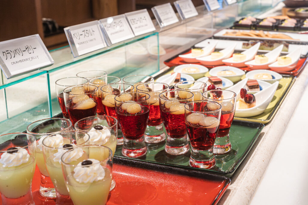 飛鳥Ⅱのデザートビュッフェ