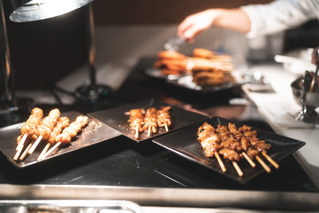飛鳥Ⅱの夜食ビュッフェ