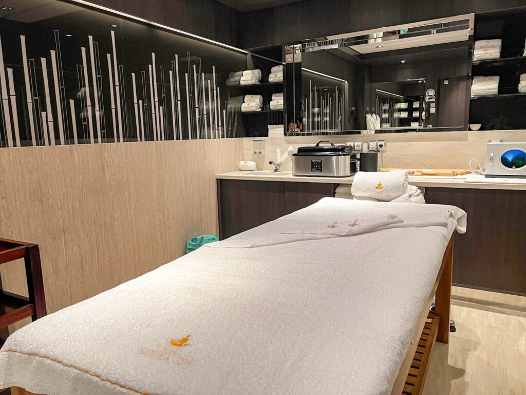 MSCベリッシマのスパ