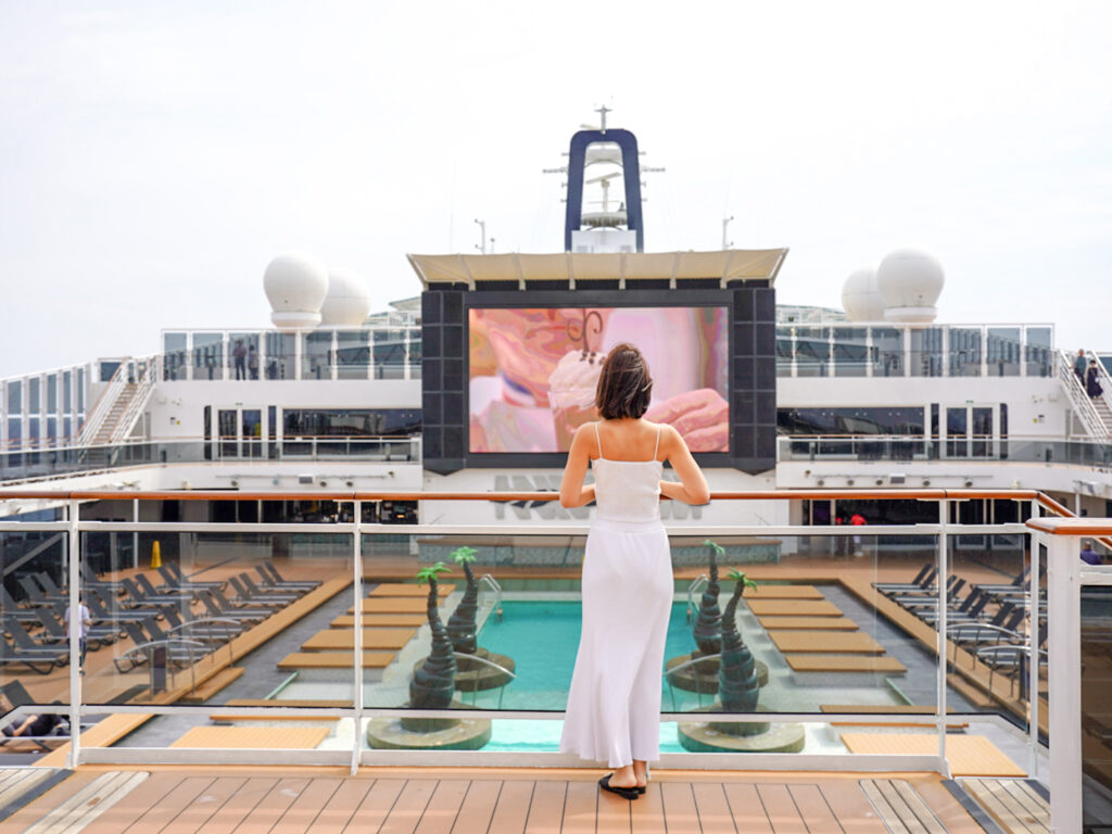 MSCベリッシマ　デッキ