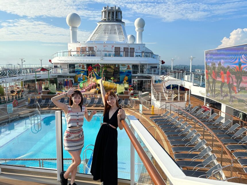 クルーズ船から下船しないで時間を楽しむ